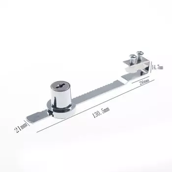 100% новый и прочный практичный стеклянный дверной замок для шкафа + ключи для рептилий, витрина