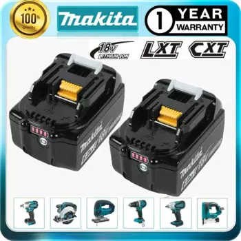 100% оригинальное зарядное устройство для литий-ионных аккумуляторов Makita Ач 18 в, DC18RF BL1840 BL1830 BL1430BL1440 DC18RC, Зарядные инструменты, аккумулятор