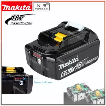 100% оригинальное зарядное устройство Makita Ач 18 в для литий-ионных аккумуляторов DC18RF BL1840 BL1830 BL1430BL1440 DC18RC зарядный инструмент с USB портом