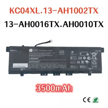 100% Оригинальный аккумулятор 3500 мАч для ноутбука HP KC04XL TNP-W133 W136 W141 W144 13-AH1002TX 13-AH0016TX AH0010TX HSTNN-IB8K/DB8P