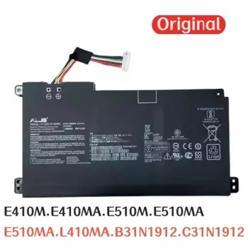 100% Оригинальный аккумулятор 3640 мАч для ноутбука ASUS E410M E410MA E510M E510MA E510MA L410MA B31N1912 C31N1912