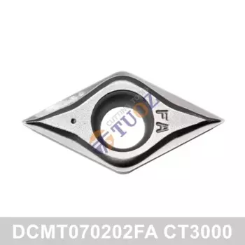 100% Оригинальный DCMT070202FA CT3000 металлическая керамическая вставка DCMT 070202 -FA R0.2 токарный станок с ЧПУ токарные инструменты