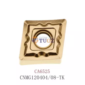 100% Оригинальный токарный резец CNMG120404TK CNMG120408TK CA6525, твердосплавная вставка 120404 120408 -TK, токарный станок с ЧПУ CNMG