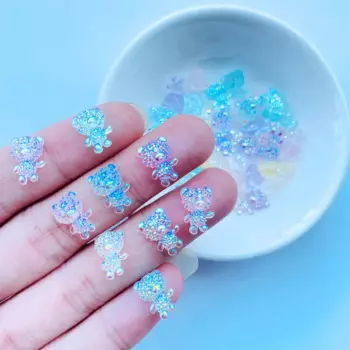 Мини кабошоны медвежонок Mate Birds 100 шт