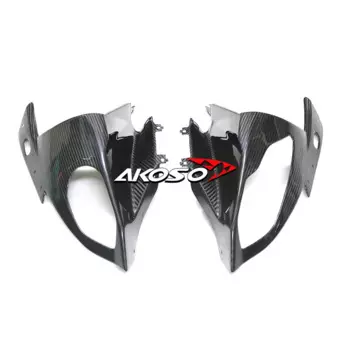 100% полный 3K чистый углеродное волокно модификация обтекателя для мотоцикла, передние обтекатели, чехлы для BMW S1000RR 2015 2016 2017 2018
