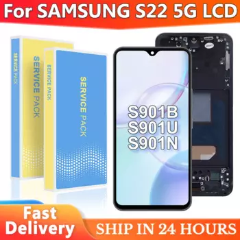 100% протестированный Дисплей для Samsung S22 5G дисплей S901B S901U S901W S901N S901E ЖК-экран с сенсорным экраном дигитайзер в сборе с рамкой