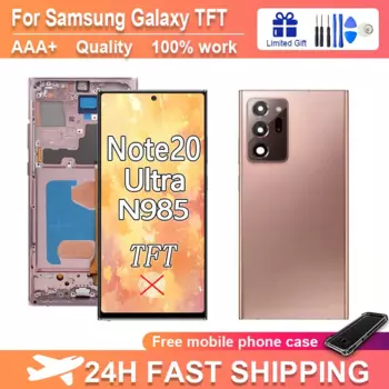 100% рабочий TFT-дисплей для Samsung Galaxy Note 20 Ultra ЖК-дисплей N985 N985B/DS N986U N986W с рамкой ЖК-сенсорная панель