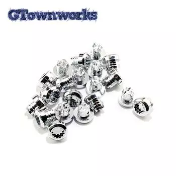 100 шт. 12,1 мм x 7,1 мм универсальные колесные заклепки, гайки для обода, крышка, болт, шины, Автомобильные украшения, заправка, автомобильные внешние аксессуары