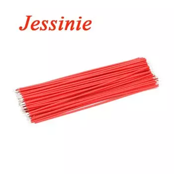 100 шт. 24AWG 8 см гальванически лужёные Breadboard PCB припоя Fly перемычек проводной кабель олова проводящие провода 80 мм 1007-24AWG электрический кабель для передачи данных