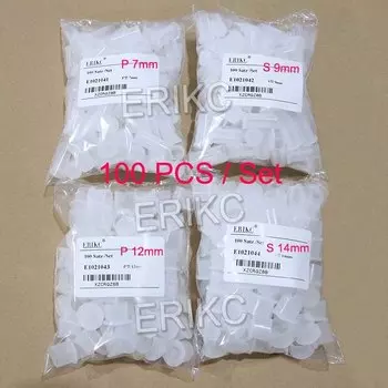 100 шт., 7 мм, 9 мм, 12 мм, 14 мм, внутренний диаметр, дизельная форсунка Common Rail, пылезащитный колпачок для форсунок BOSCH, пластиковые колпачки