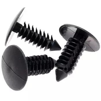 100 шт., 8 мм, отверстие, флэш-зажим для GM Ford Chrysler, нейлоновый автомобильный брызговик, флэш-заклепка, черный