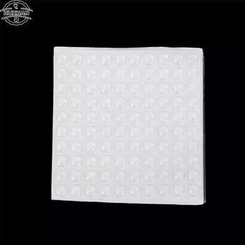 100 шт 8x2,5 мм самоклеющиеся резиновые накладки для ног силиконовые прозрачные бамперы дверные буферные накладки самоклеящиеся накладки для ног