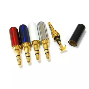 100 шт., адаптер для пайки со штекером 3,5 мм