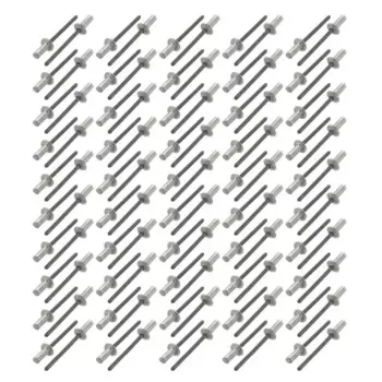 100 шт., алюминиевые заклепки, 4 х8 мм/10 мм/13 мм/16 мм