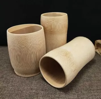 100 шт. бамбуковая чашка, чашка для вина из натурального бамбука sn237
