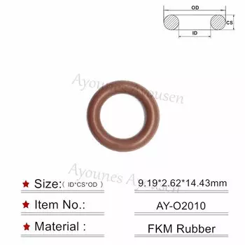 100 шт для автомобиля chevrolet Топливная форсунка резиновое уплотнение кольцо (AY-O2010)