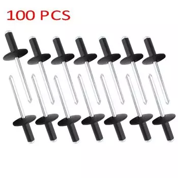 100 шт. для SKI-DOO 3/16 алюминиевая стальная фланец POP RIVET для SKI DOO 293150104