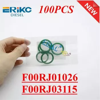 100 шт. F00RJ01026 уплотнительные кольца для дизельных форсунок F00RJ03115 сопло маслостойкое уплотнительное кольцо для Bosch 0445120059 0445120060