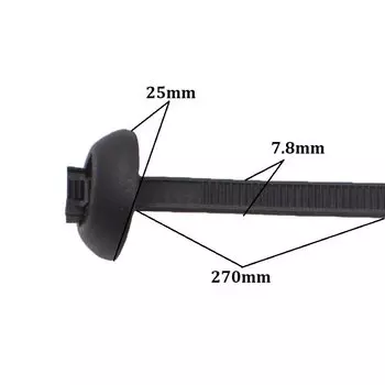 100 шт. фиксированные нажимные крепления проводов, стяжка автомобильного кабеля, закрепляющая стяжка для проводов