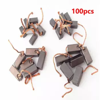 100 шт., карбоновая щетка для автомобильного нагревателя, вентилятора, воздуходувки, автомобильный двигатель, карбоновые щетки 8x8x19 мм, 6x6x13,5 мм, 8x9x20 мм, 7x7x мм