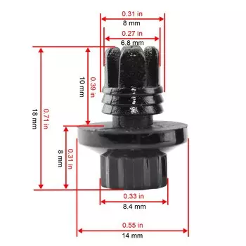 100 шт. колпачок колеса губа винт болт шины для обода универсальные гайки заклепки украшение автомобиля Замена автомобильные аксессуары