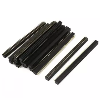 100 шт./лот, 2,0 мм, штыревой разъем 2X40 контактов, 2x40 контактов, 80P, двухрядный, женский, прямой разъем, шаг, штыревая полоса