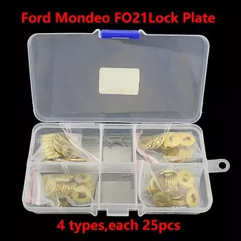 100 шт./лот Автомобильный Замок язычок FO21 пластина для Ford Mondeo № каждый 25 шт. для Ford Блокировка ремонтные комплекты слесарные принадлежности