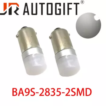 100 шт./лот белые лампы BA9S T4W H6W H21W Led 12V Автомобильные светодиодные 2835 2 SMD светодиодные внутренние лампы для чтения свет для автомобиля