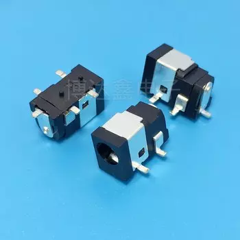 100 шт./лот источник питания постоянного тока 4-контактный разъем питания DC002F игла