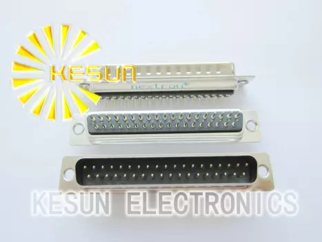 100 шт./лот Nextron DP37 штекер черный 2,77 мм последовательный разъем PCB D-Sub, стандартный Dip 1U золотой высокое качество