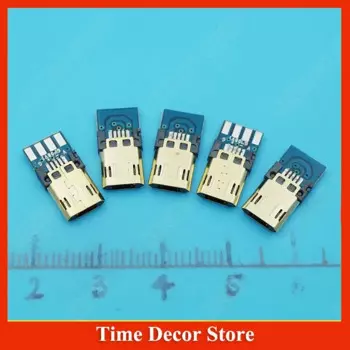 100 шт./лот разъем Micro USB с печатной платой типа A