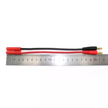100 шт./лот разъем типа банан с кабелем 14AWG, 15 см