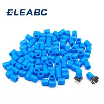 100 шт./лот, синяя пластиковая крышка для 6*6 мм G61