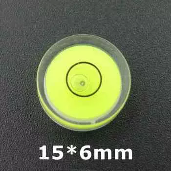 (100 шт./лот) спиртовой уровень, флакон, Круглый пузырьковый уровень, мини-фонарь