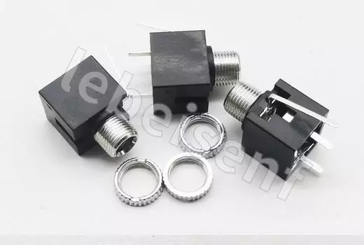 100 шт. медных разъемов для наушников Lebeisenf PJ-301M 3,5 мм