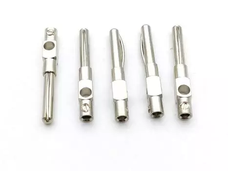 100 шт., медный штекер типа «банан» для разъемов аудиодинамиков