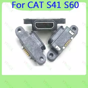 100 шт. микро-USB зарядный разъем Разъем гнездо Замена Ремонт для CAT S41 S60 порт Замена