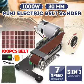 100 шт., мини-электрическая ленточная шлифовальная машина