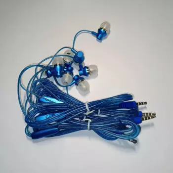 100 шт. наушники-вкладыши 3,5 мм, проводная Спортивная гарнитура с управлением 1,2 м, проводные наушники для смартфона Huawei Honor с микрофоном