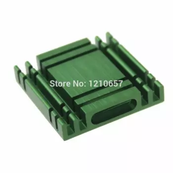 100 шт./партия, алюминиевый радиатор для чипа, 28x28x6 мм