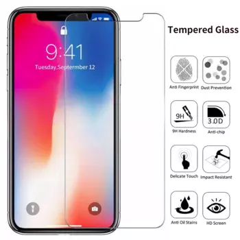 100 шт./партия, закаленное стекло для iPhone 12 11 13 14 15 Pro Max XR X XS MAX 6 7 8