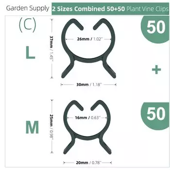 100 шт. пластиковые садовые зажимы для растений MUCIAKIE