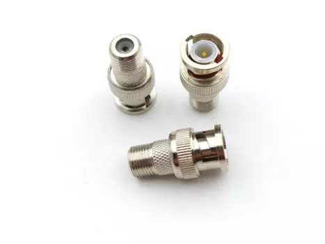 100 шт. разъем типа F Женский к BNC Мужской RF коаксиальные соединители CCTV RG6 RG59