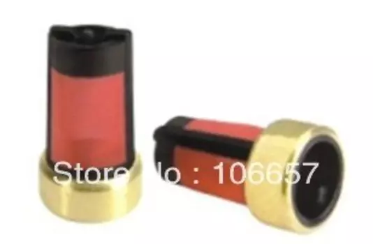 100 шт. Размер 10,7*6*3 мм Фильтры топливной форсунки микрофильтр Топливная форсунка Корзина Фильтр