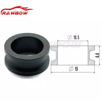 100 шт. Размер 15*10,5*6,6 мм INP772, верхний комплект топливной форсунки, резиновое уплотнение 22010 для Mazda Mitsubish Suzuki Carry