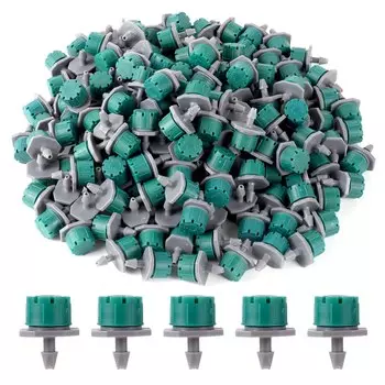 100 шт. регулируемые капельницы Adhere To Fly 4/7 мм 8 отверстий для полива
