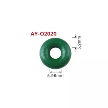 100 шт. резиновые уплотнения 5,96*5,2 мм для запасных частей для автомобилей Audi (AY-O2020)