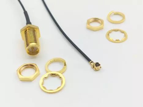 100 шт., Штекерный Кабель с разъемом типа IPX на IPX 1,13