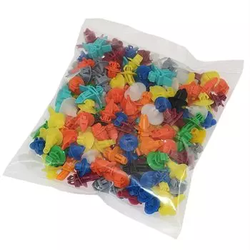 100 шт Смешанные колеса автомобиля АРКА Fender крепежи зажимы для Toyota Land Cruiser Prado 4runner FJ Cruiser Highlander Prius заклепки