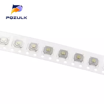 100 шт. Тактильные микропереключатели PQZULK 4x4x1,5 мм